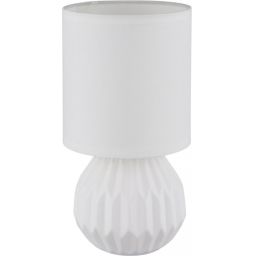 Globo Lighting Sylas lampa stołowa 1x40 W biała 21730W