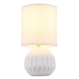 Globo Lighting Sylas lampa stołowa 1x40 W biała 21730W