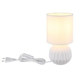 Globo Lighting Sylas lampa stołowa 1x40 W biała 21730W