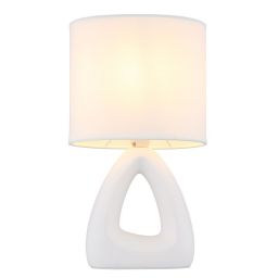 Globo Lighting Triangle lampa stołowa 1x40 W biała 21731W