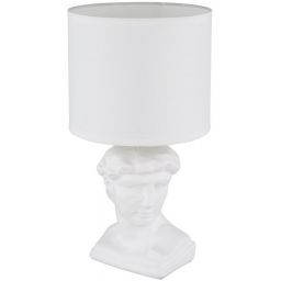 Globo Lighting Hermes lampa stołowa 1x40 W biała 21732W