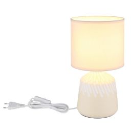 Globo Lighting Rela lampa stołowa 1x40 W beżowa 21733CU