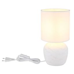 Globo Lighting Marble lampa stołowa 1x40 W biała 21739W