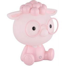 Globo Lighting Sheepy lampka nocna dziecięca 1x1 W różowa 21760P