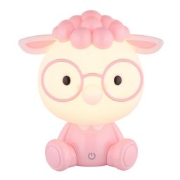 Globo Lighting Sheepy lampka nocna dziecięca 1x1 W różowa 21760P