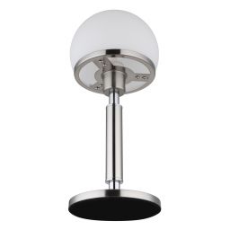 Globo Lighting Haku lampa stołowa 1x40 W biała-chrom-nikiel 21954C