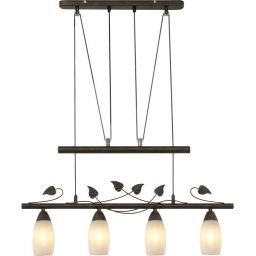 Globo Lighting Venezia lampa wisząca 4x28 W czarna 30800423X