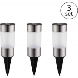 Globo Lighting Solar lampa gruntowa 1x0,06 W stal 33254-3