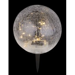 Globo Lighting Solar lampa gruntowa 1x0,06 W czarny-przezroczysta 33303