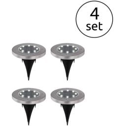 Globo Lighting Solar lampa gruntowa 1x0,1 W stal 33414-4