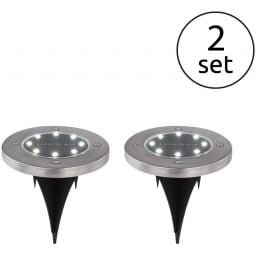 Globo Lighting Solar lampa gruntowa 1x0,1 W stal 33414