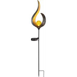 Globo Lighting Solar lampa gruntowa 1x0,06 W przezroczysta-brązowa 33465