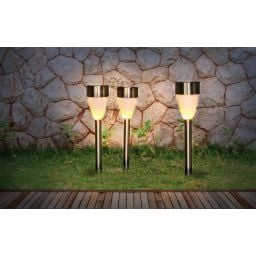 Globo Lighting Solar lampa stojąca 1x0,06 W stal 33576-3