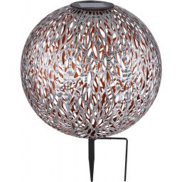 Globo Lighting Solar lampa gruntowa 1x0,06 W złoty-srebrny 33627