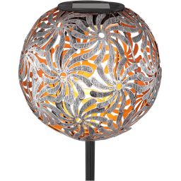 Globo Lighting Solar lampa stojąca 1x0,06 W złoty-srebrny 33632