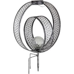 Globo Lighting Solar lampa solarna stojąca 1x0,06 W srebrny 33644