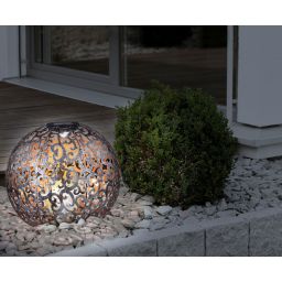 Globo Lighting Solar lampa solarna stojąca 1x0,12 W srebrny antyczny 33744