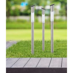 Globo Lighting Solar lampa stojąca 1x0,06 W stal 3pak 33961-3