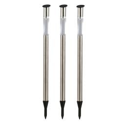 Globo Lighting Solar lampa stojąca 1x0,06 W stal 3pak 33961-3