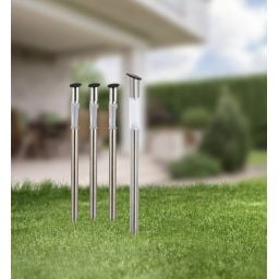 Globo Lighting Solar lampa stojąca 1x0,06 W stal 4pak 33961-4