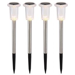 Globo Lighting Solar lampa gruntowa 1x0,06 W stal 33988-4