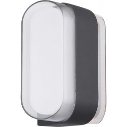Globo Lighting Plixon kinkiet zewnętrzny 1x12 W biały-przezroczysty-antracyt 34315