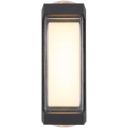 Globo Lighting Plixon kinkiet zewnętrzny 1x12 W biały-przezroczysty-antracyt 34316