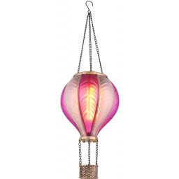 Globo Lighting Solar lampa solarna wisząca 20x0,5 W różowy/satyna 36136P