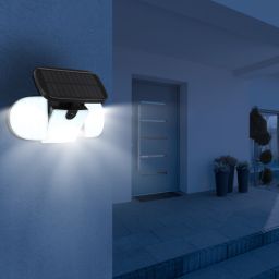 Globo Lighting Solar kinkiet solarny 1x10 W czarny 36498