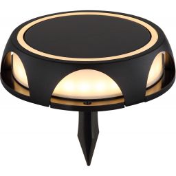 Globo Lighting Solar lampa solarna stojąca 1x1,2 W czarny 36506