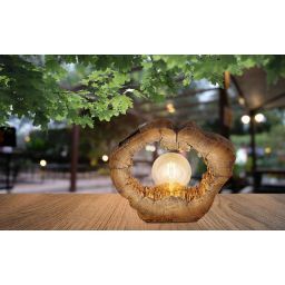 Globo Lighting Solar lampa solarna stojąca 1x0,06 W drewno 36516