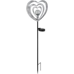 Globo Lighting Solar lampa solarna stojąca 1x0,06 W czarny/szara/srebrny 36580