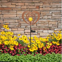 Globo Lighting Solar lampa solarna stojąca 1x0,06 W rdzawy/czarny 36580R