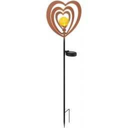 Globo Lighting Solar lampa solarna stojąca 1x0,06 W rdzawy/czarny 36580R