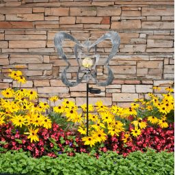 Globo Lighting Solar lampa solarna stojąca 1x0,06 W czarny-szara-srebrny 36581