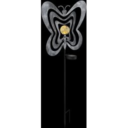 Globo Lighting Solar lampa solarna stojąca 1x0,06 W czarny-szara-srebrny 36581