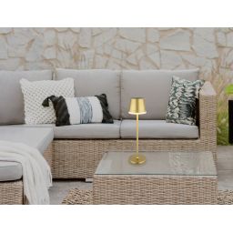 Globo Lighting Solar lampa solarna stołowa 1x0,06 W złoty 36637GM