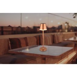 Globo Lighting Solar lampa solarna stołowa 1x0,06 W szampański 36637RM