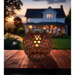 Globo Lighting Solar lampa solarna stołowa 1x0,02 W czarny 36659