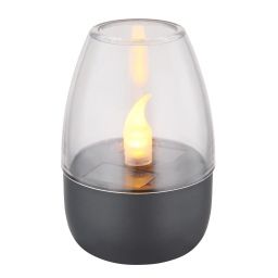 Globo Lighting Solar lampa solarna stołowa 1x0,02 W szara 36703