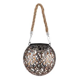 Globo Lighting Solar lampa solarna wisząca 1x0,06 W czarny 36744