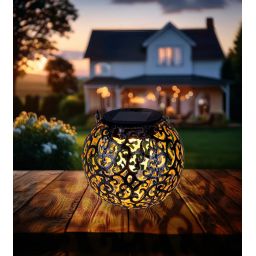 Globo Lighting Solar lampa solarna wisząca 1x0,06 W czarny 36744