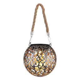 Globo Lighting Solar lampa solarna wisząca 1x0,06 W czarny 36744