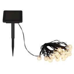 Globo Lighting Solar girlanda zewnętrzna 1x0,06 W czarny 36802-20