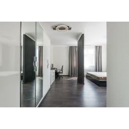 Globo Lighting Jayden lampa podsufitowa 1x18 W biała-czarna-szara 48034-18