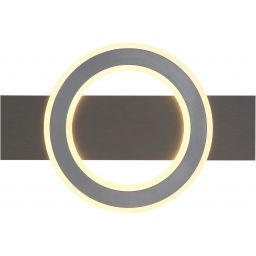 Globo Lighting Jayden lampa podsufitowa 1x18 W biała-czarna-szara 48034-18