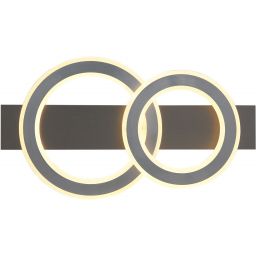 Globo Lighting Jayden lampa podsufitowa 1x40 W biała-szara 48034-40