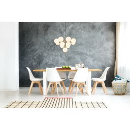 Globo Lighting Grappy lampa wisząca 13x13 W nikiel-biała 56143-13N