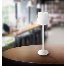 Globo Lighting Vannie lampa stołowa 1x3 W biała 58438W