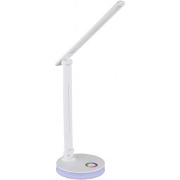 Globo Lighting Geraldo lampa biurkowa 1x5+1x2 W biała 58445W